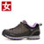 迈途 户外男士徒步鞋 防滑耐磨情侣鞋M18505(深灰&浅紫4 40)