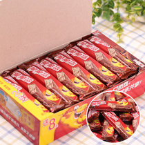 Nestle雀巢脆脆鲨威化饼干散装牛奶夹心巧克力味3味道混合 袋装400g20根