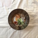 简约ins韩国工业风金属不锈钢冷面碗家用水果沙拉碗韩式拌饭哑光(小号15cm)