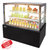 五洲伯乐（WUZHOUBOLE） 蛋糕柜面包展示柜风冷保鲜柜冷藏柜水果寿司熟食柜陈列柜 黑色直角后开门(0.9米CLY-0.9A)