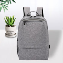 十字勋章双肩包休闲背包电脑包潮牌旅行包时尚潮流包包(灰色)