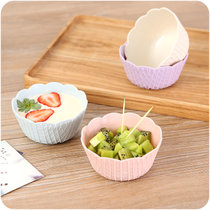 简约小吃碗水果沙拉碗A811厨房餐具点心小碗甜品碗雪糕冰淇淋碗lq0100(米色)