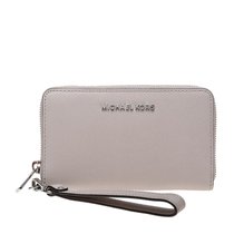 超市-奢侈品/钱包/卡包迈克·科尔斯迈克高仕灰色牛皮钱包女士32H4STVE9L-Cement(灰色)