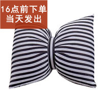 JIAOBO娇帛 全棉抱枕靠枕腰枕车载枕（新疆西藏青海不发货）(黑色)