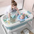ALCOCO婴儿游泳池家用成人折叠浴桶儿童泡澡桶加大号新生儿宝宝洗澡浴盆含盖保温盖 轻松折叠 随处安放