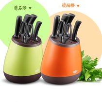 新品ASD/爱仕达RDG06H1Q 皓锐高硬度不锈钢刀具六件套可拆刀座套刀（颜色随机发）