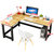 转角书桌电脑台式桌L型办公桌简约现代家用墙角拐角卧室写字桌子(左转角120*80*74[下单备注颜色])