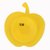 婴儿儿童餐具吸盘贴宝宝碗吸盘碗双面防滑强力硅胶防滑吸碗垫餐盘(苹果黄色)