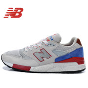 新百伦998男鞋NB美产运动鞋 New Balance总统跑步鞋M998GNR(浅灰红 40.5)