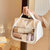 ins风简约大容量化妆包便携女士旅行化妆品收纳包透明洗漱包(SDK-27) 白色JMQ-1489