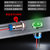6MM金属指示灯LED防水小型带线电源信号灯12V24V220V设备信号灯((12V-24V)-绿-开孔8mm)