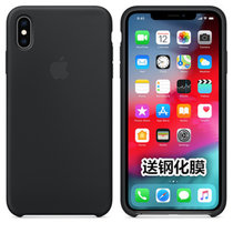 苹果XR手机壳液态硅胶壳 iPhoneXr保护套防摔软壳 苹果xr手机套6.1英寸男女款外壳(经典黑 苹果Xr 6.1英寸)