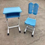 ABS学生课桌椅单人可升降塑料课桌椅(默认 默认)