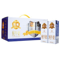 【真快乐自营】三元高品质纯牛奶(全脂型)250ml*12