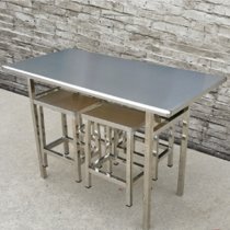 众佳伊食堂不锈钢餐桌椅ZJY-871(大理石米白色)