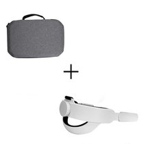 适用oculus quest 2一体机收纳包防撞防尘便携包VR眼镜保护包抗压防震包安全稳固配件盒减重精英头戴舒适头带(A款+减重头戴)