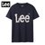 LEE男士经典大logo字母短袖T恤L300702LQ6RR(深蓝色 M)
