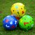 嘀威尼 Diweini2号方块足球儿童充气字母数字足球玩具 小足球皮球幼儿园玩具球(2号黄色数字)