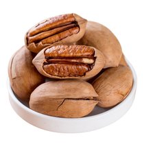 新货 碧根果大颗粒500长寿果奶油味坚果50干果小零食批发 产(罐装总重250克X1罐（奶香味）)