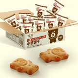 唛兆奶香小熊饼干400克/箱约八包装早餐年货礼盒儿童小零食熊字饼