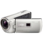 索尼（SONY）投影系列HDR-PJ390E数码摄像机（白色）支持外接投影 自动风燥减弱 239万像素 3英寸屏 30倍光学变焦 32G内存 光学防抖
