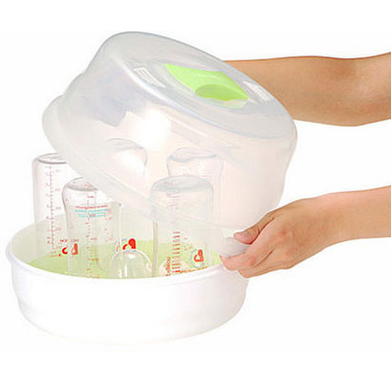 【暖奶/消毒图片】【贝亲】pigeon 微波炉 奶瓶/奶嘴消毒盒 消毒器e