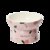 小佩陶瓷猫碗双碗小狗狗盆幼猫咪食盆保护脊椎宠物水碗防打翻用品(浮樱粉（大号）)