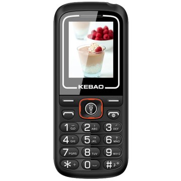 宝捷讯科宝(basicom)kb1288 2g手机(黑 橙)gsm