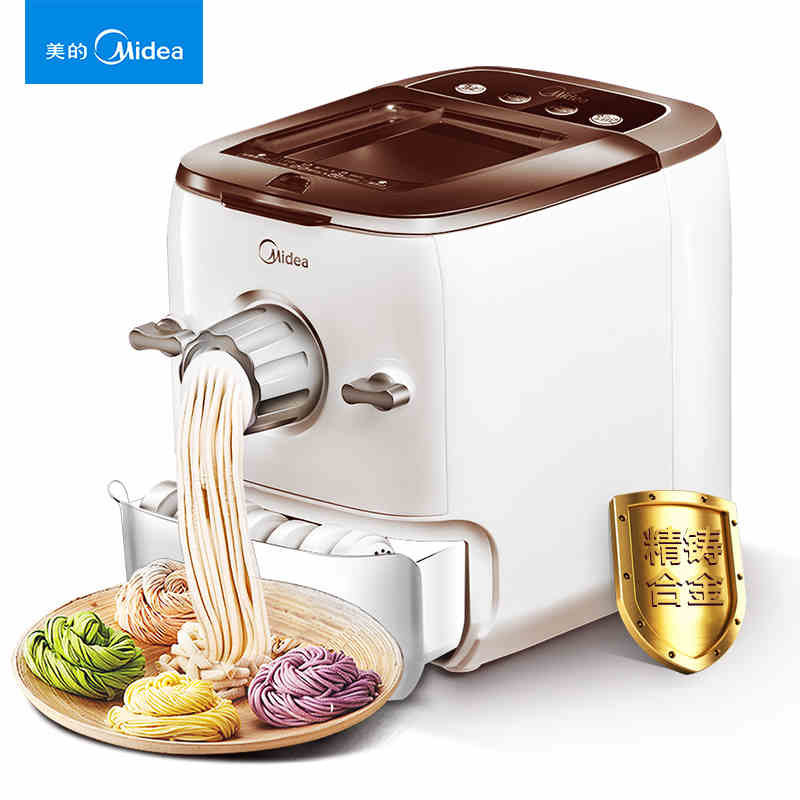 midea/美的mj-ns15b11面条机家用全自动智能6大模头压面机合金芯