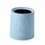 桌面垃圾桶家用客厅塑料小号懒人迷你床头桌上用创意笔筒纸篓盒(蓝色-M款)