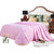 卜丁纺 单双人空调被 床上用品 时尚印花夏凉被(粉色)