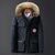 吉普盾  冬季男士羽绒服短款式户外工装青少年学生加厚保暖外套	8008(黑色 4XL)