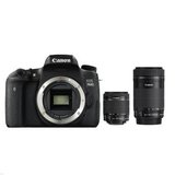 佳能（Canon）EOS 760D （EF-S 18-55mmII/55-250mm II）双镜头单反套机(55-250 STM 套餐二)