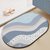 硅藻泥速干地浴室卫生间门口垫吸水防滑脚垫洗手间厕所地毯软垫子(60x90cm【吸水速干】 沙砾【椭圆形】)