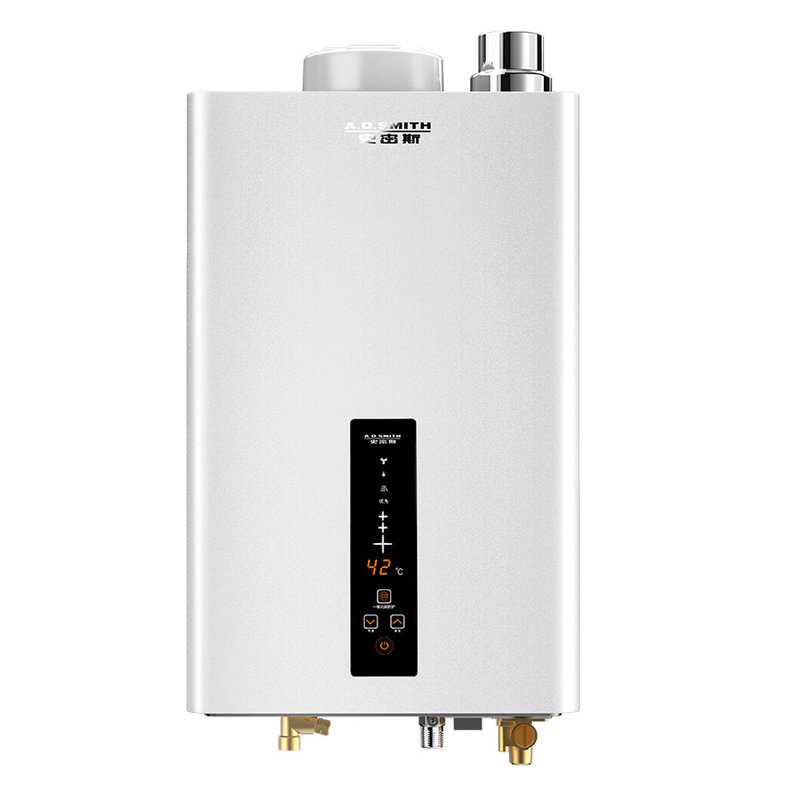 燃气热水器ao史密斯aosmithjsq24lscw12升燃气热水器艾弗龙易擦除面板