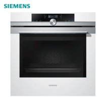 西门子（SIEMENS） HB675GBW1W 71升大容量原装进口烤箱 iQ700嵌入式白色玻璃门(白色)