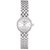天梭/Tissot 瑞士手表 时尚系列 钢带石英女表T058.009.11。031。00(银壳白面白带)
