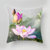 现代植物花卉好运莲花抱枕套客厅床头靠背房间装饰定制照片礼物(JWBZT139F10)