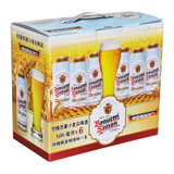 德国进口 恺撒西蒙/ Brauerei Simon 小麦白啤酒 500ml*6 (六连包＋1啤酒杯) (礼盒装)