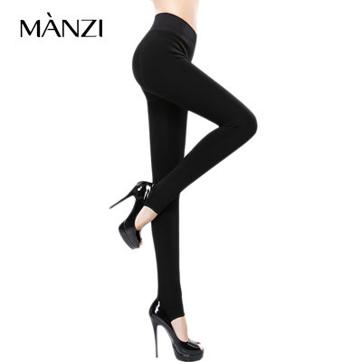 曼姿MANZI 秋冬加厚加绒保暖裤 三重发热丝蓄热抗寒 时尚踩脚 纤脚连裤袜 美腿塑形 防勾丝抗起球女袜子 809419(黑色-踩脚款 L-XL(加裆)) 曼姿MANZI 秋冬加厚加绒保暖裤 三重发热丝蓄热抗寒 时尚踩脚 纤脚连裤袜 美腿塑形 防勾丝抗起球女袜子 809419(黑色-踩脚款 L-XL(加裆))
