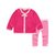 Oissie 奥伊西 1-4岁女宝宝纯棉套头毛衣上衣加毛裤(90厘米（建议18-24个月） 玫红色)