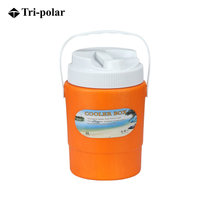 圆形保温箱PU保温层旅游野餐便携冷藏保鲜箱车载手提小型保温桶TP5512(粉红色)