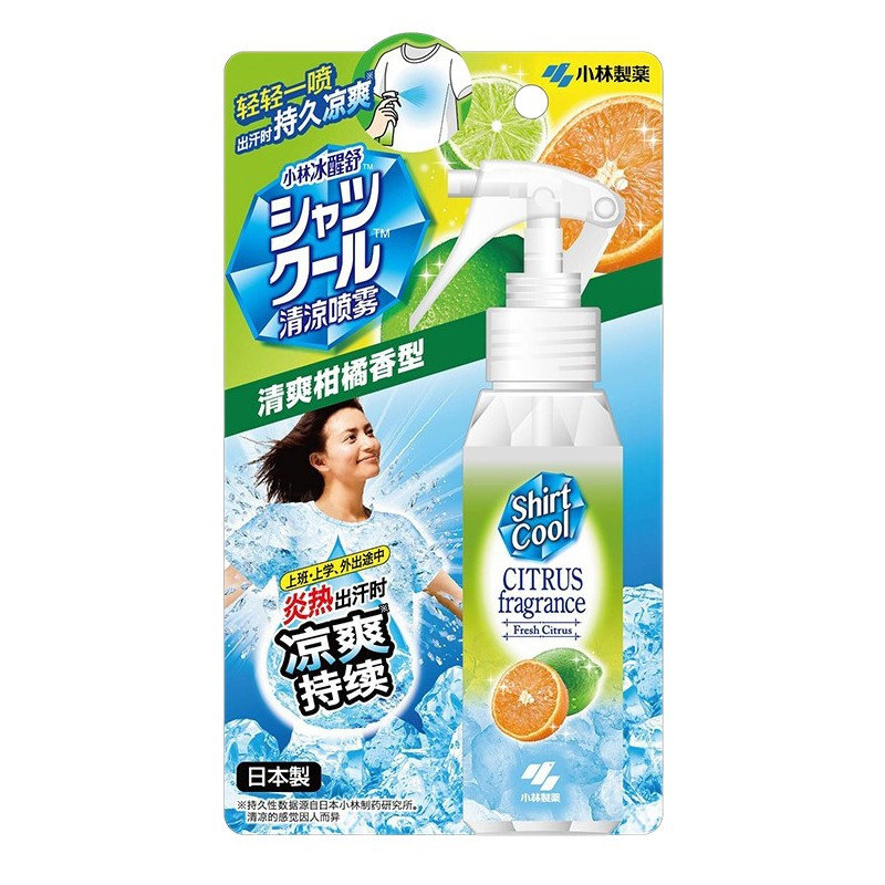 小林制药kobayashi清凉喷雾100ml清新柑橘香型100ml