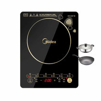 美的(Midea)电磁炉 C21-WK2102 家用触摸屏多功能电池炉灶(黑色 热销)