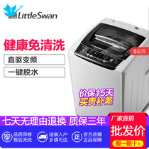 小天鹅8公斤KG变频波轮全自动洗衣机家用小型洗脱一体TB80VN02D(8公斤)