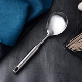 煎铲 漏勺 汤勺 不锈钢 加厚厨具 防烫 锅铲套装 厨房用 家用 炒勺 家用勺子(饭勺)