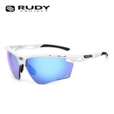 RUDY PROJECT跑步眼镜男女士运动太阳镜 平光白/多层镀膜冰MM-523 国美超市甄选