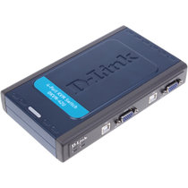 友讯（D-Link）DKVM-42U/4U 4端口USB接口桌面型 KVM切换器 电脑切换器 附带2套线