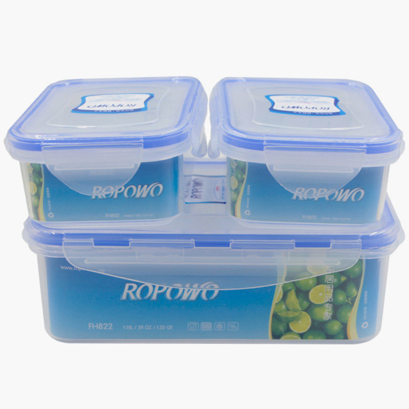 乐百惠(ropowo) rw19t03 保鲜盒彩盒套装