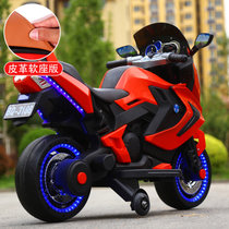 儿童电动车充电玩具车电动摩托车二轮三轮车可坐人小男孩童车宝宝(军绿)